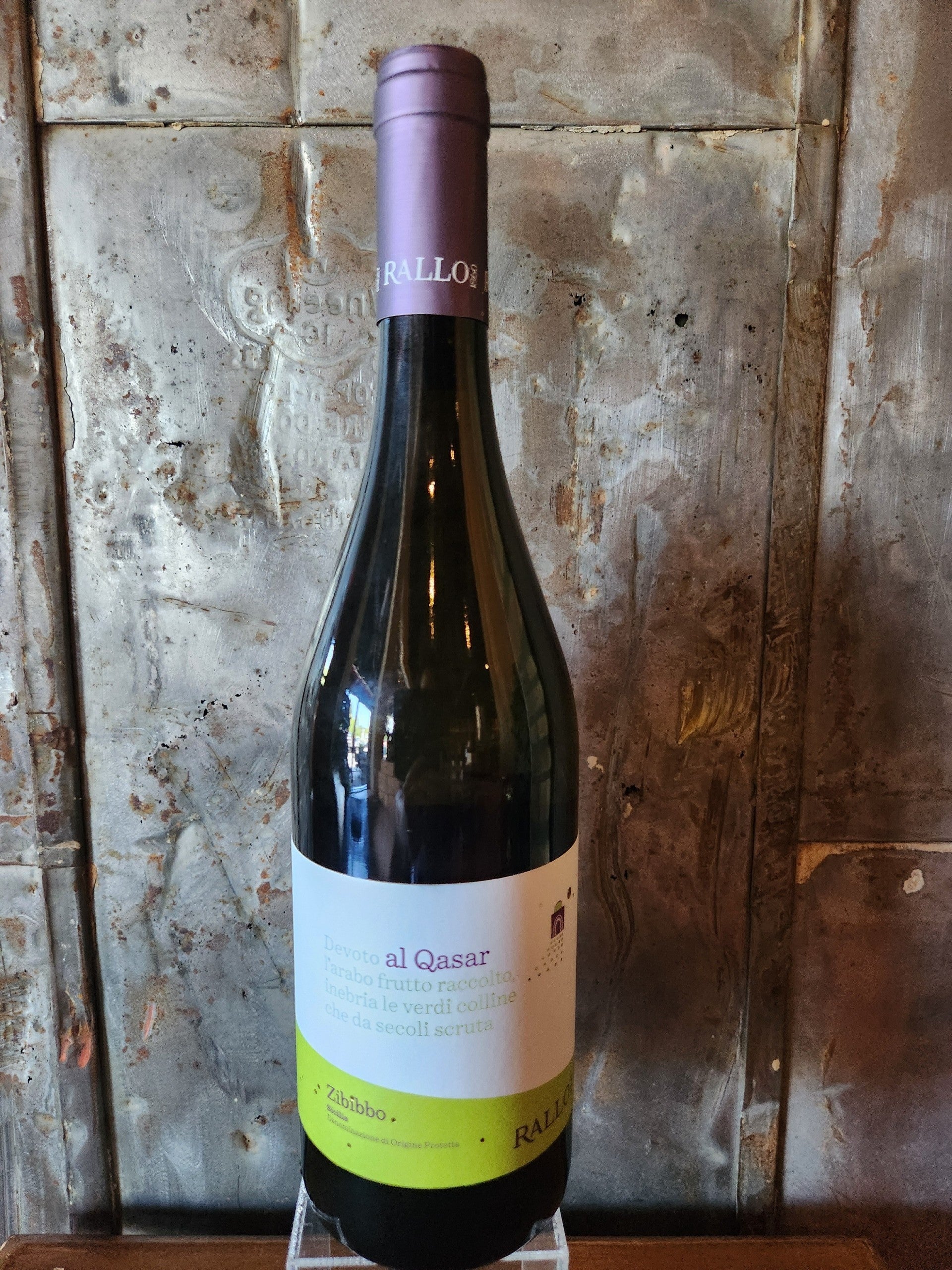 Gioeli Casironovo/メロハー 2025 Rallo al Qasar Zibibbo | Wine Cellars of Annapolis