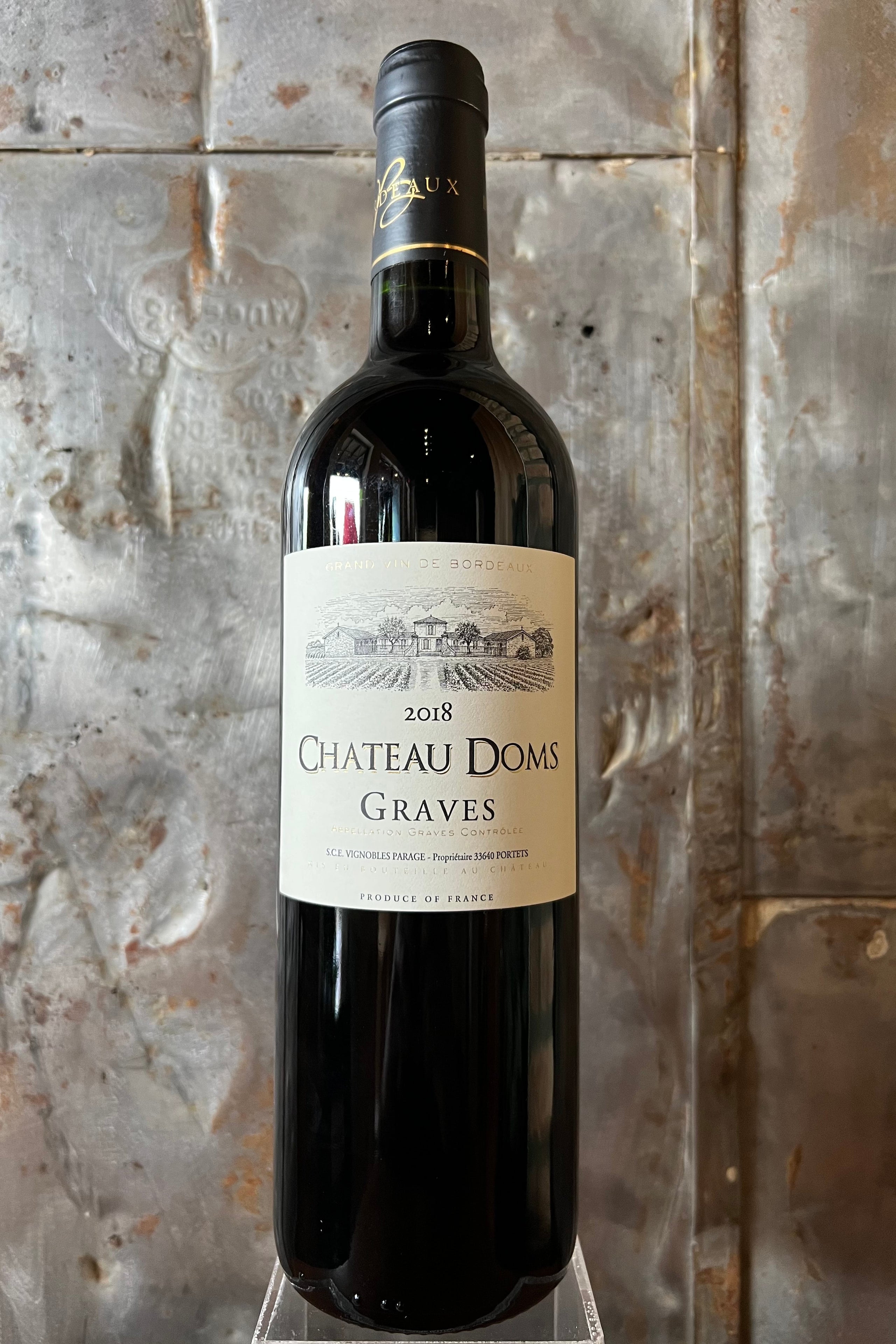 2018 Chateau Doms Graves Red Wine Cellars of Annapolis